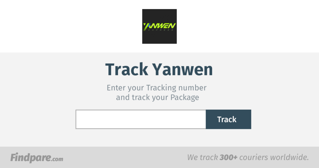 Yanwen EU tracking interface showing real-time shipment updates